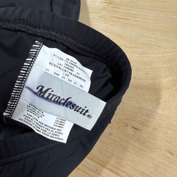 Miraclesuit NWT Black Swim Skirt Bottom Size 18 Slimming Shaping Full Coverage - Picture 7 of 13